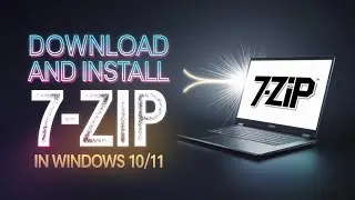 How To Download and Install 7-Zip On Windows 10/11 ✔ - (Tutorial)  | Technical Janiii🔥