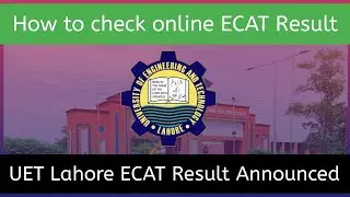 ECAT Result 2022 check online || ECAT 2022 Result Has Been Announced ||  