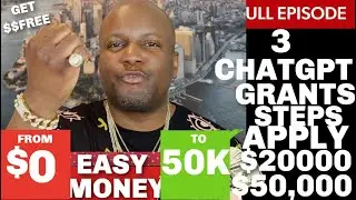 3 ChatGPT Steps for Business Grants | Watch Me Apply $20000 to $50000 Grants