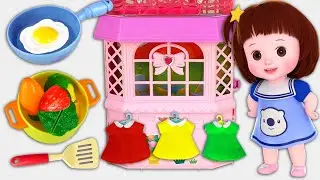 Baby Doli and bed room  house and kitchen