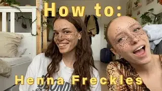 We tried Henna freckles…