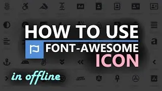 How to Free Download and Use Font-Awesome Icon in Your Website