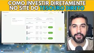 COMO INVESTIR no TESOURO DIRETO pelo SITE | Passo a passo FÁCIL