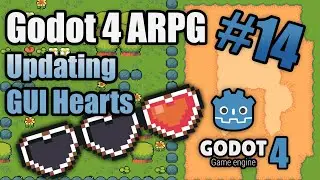 How to make an ARPG in godot 4 #14: Player health 2 | tutorial | zeldalike