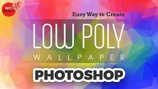 Easy way to create Low Poly Photoshop Background Illustration