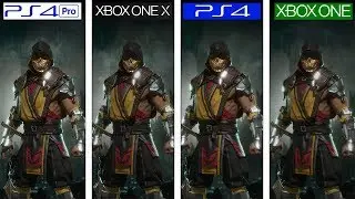 Mortal Kombat 11 | PS4 vs ONE vs Pro vs ONE X | 4K Graphics Comparison & FPS beta