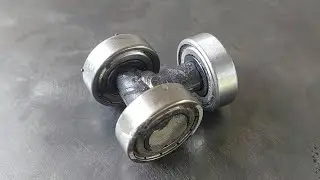 Not many people know. what an old welder can produce with used bearings | welder creative ideas