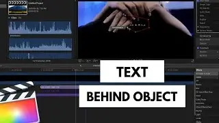 Text Behind Object (Mask Effect) | Final Cut Pro X Tutorial
