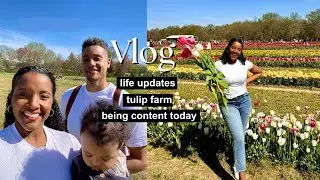 Vlog | Life updates, tulip farm, finding contentment chit chat