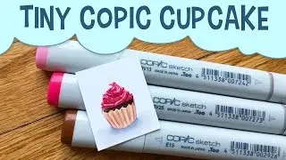 Drawing a Cupcake With Copic Sketch Markers