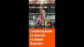 Bourbon Lemon Smash Cocktail Recipe