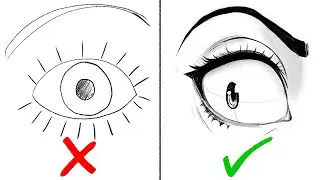 DO'S & DON'TS of Drawing Eyes | Beginner Mistakes & Tips | Tutorial | ✨