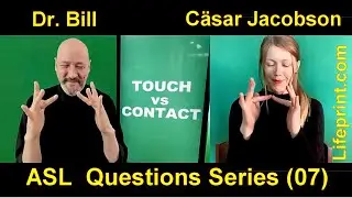 ASL Questions Series (007) Dr. Bill Vicars with Cäsar Jacobson (American Sign Language)