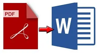 How to convert PDF to Word document Update