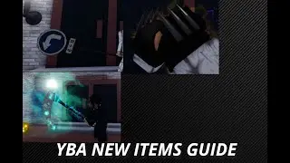 YBA ALL NEW ITEMS GUIDE IN HALLOWEEN UPDATE - SCYTHE, CLAWS,  AND STOP SIGN