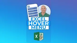 How To Create A Hover Menu In Excel #SHORTS