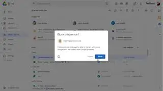 Block users in Google Drive