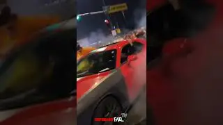 WILD DODGE HELLCAT CRASH #shorts #crash #supercar #fails