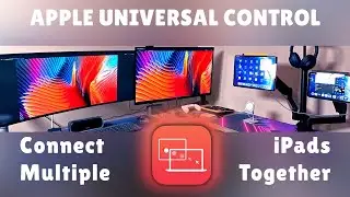 Universal Control on Mac and Multiple iPads  #apple #ipad #iphone