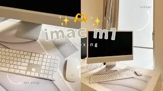 🫶🏻✨imac M1 Unboxing Video 2023 🖥️📦| ASMR & Aesthetic Video