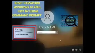 how to reset windows 10 , 20H1 password using cmd simplest way ,without any 3rd party application