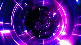 Fast Moving Tunnel Lights Motion Graphics, Animated Loop Background | VFX FOOTAGE