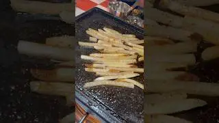 Frying French Fries with MSG #ASMR #shorts #potato