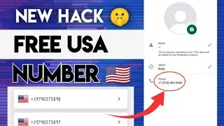 NEW HACK 🤫 How to get a USA NUMBER for free (how to get a free usa number for verification)