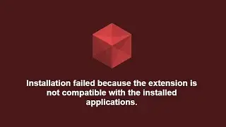 Fix Installation Failed because the extension is not compatible Error in ZXP installer