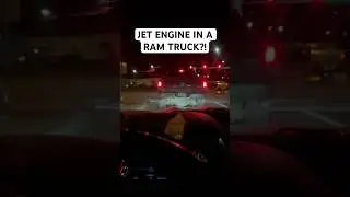 CRAZY SOUNDING RAM TRUCK WITH JET ENGINE