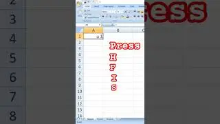 Auto Fill in Excel #excel #exceltricks