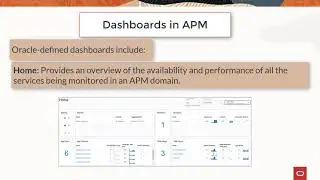 OCI Application Performance Monitoring Dashboards Overview