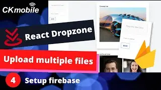 React Dropzone #4 Setup firebase firestore and storage