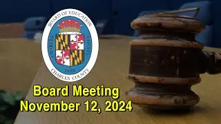 Board Meeting - November 12, 2024