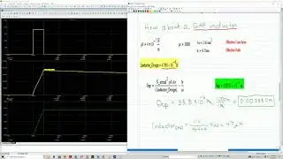 Micro-Cap Circuit Simulator, How to model an Inductor using core models