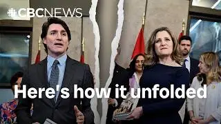 Justin Trudeau and Chrystia Freeland over the years