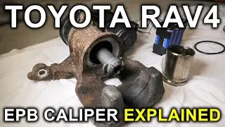 Toyota RAV4 (2019-2024): Electric Parking Brake Caliper Explained! What To Do If Piston Falls Out?