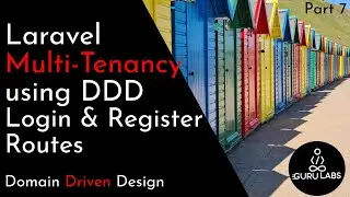 Laravel Multi Tenancy using DDD - Login & Register Routes