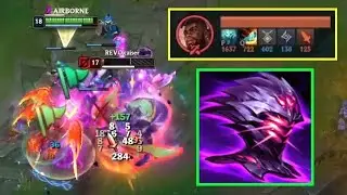 K'Sante killing 2757 HP Kayle in 3 seconds.