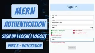 MERN Authentication Tutorial #3: The Integration