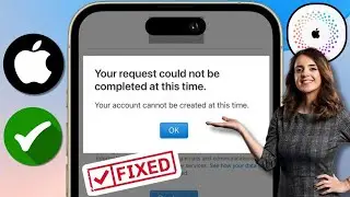 Finally Fix "Your request could not be completed at this time" Apple ID Error (iPhone)