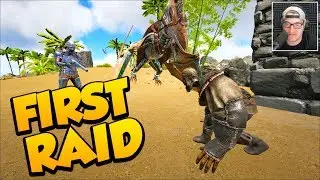 THE FIRST RAID! - Ark Survival Evolved Ragnarok PVP #3