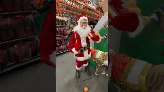 This Santa Claus Animatronic is a Holiday Must | Home Depot Christmas 2023 Decorations