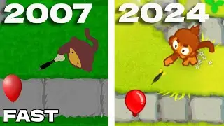 Quick Evolution of Bloons Tower Defense (2007-2024)