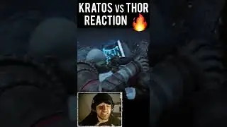 Thor VS Kratos GAME OVER Screen God of War Ragnarok REACTION #shorts