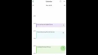 Create a new note for a calendar event from the Evernote mobile app