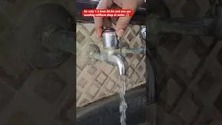 how to stop water leakage from tap #plumbing #plumber #shorts #youtubeshorts