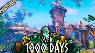 We Built 3 MOST GORGEOUS Villages in Valheim Over a 1000 Days (Movie)