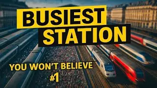 Find out Which Are the BUSIEST Train Stations Worldwide