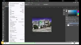 How to fill the selected area with background color (currently black) in Photoshop